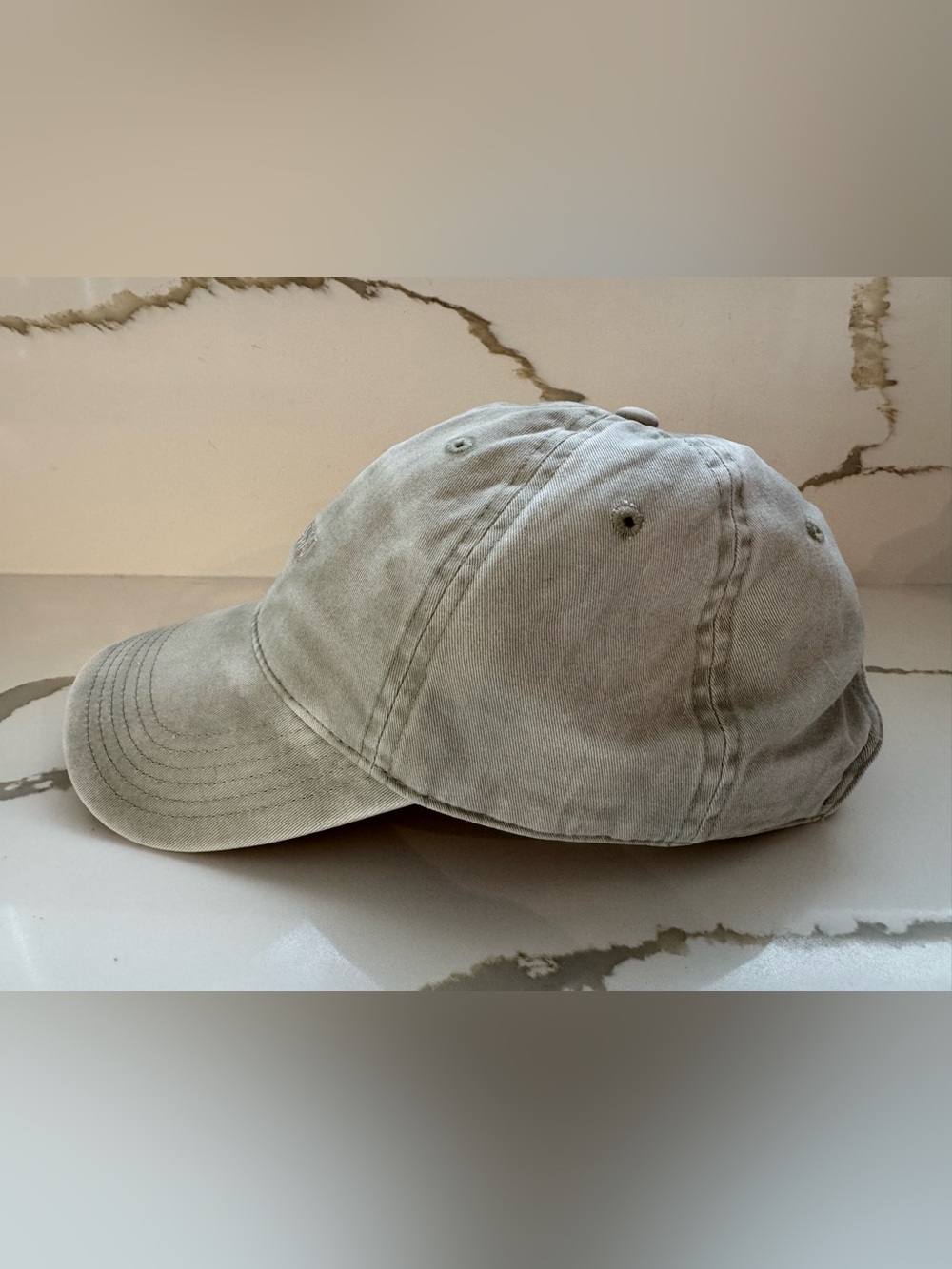 NWOT JOAH BROWN Sage Green Washed Cotton Embroidered Dad Hat OSFM - Picture 4 of 9